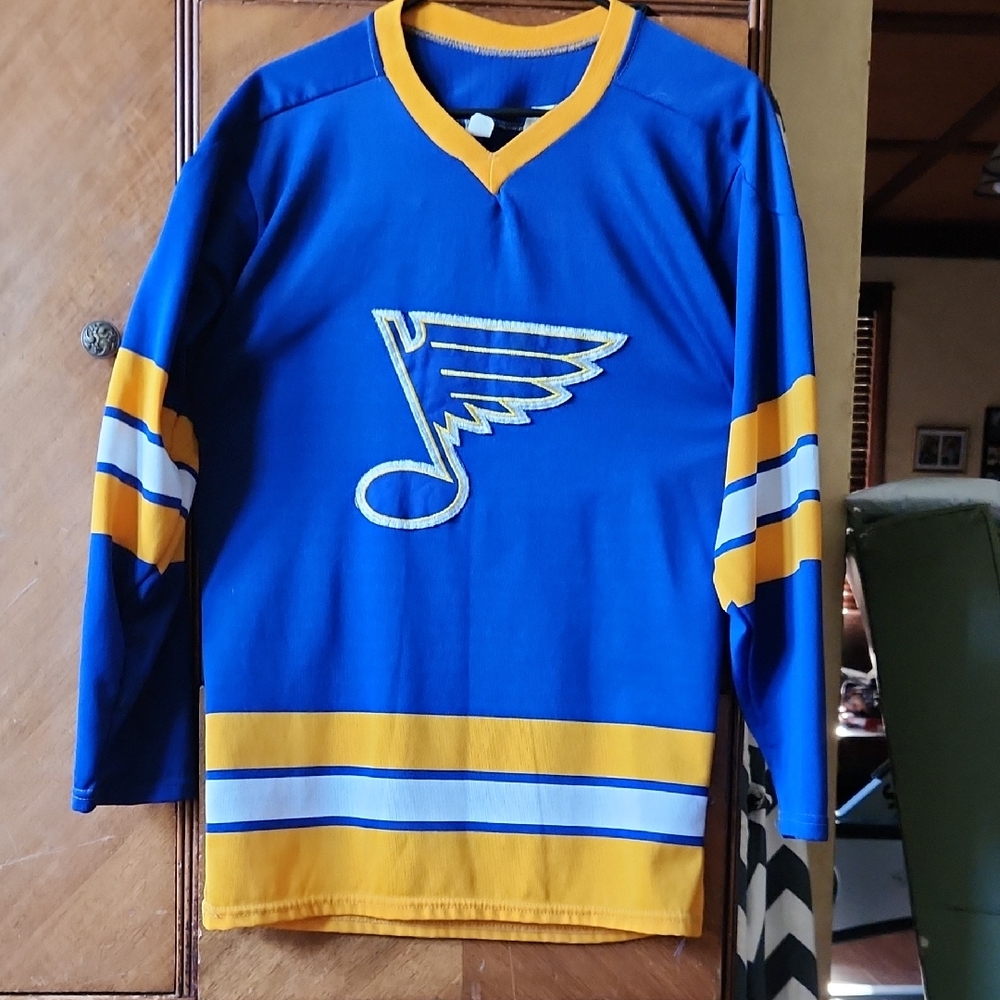 Joe Mullen St Louis Blues HOF player Retro Jersey